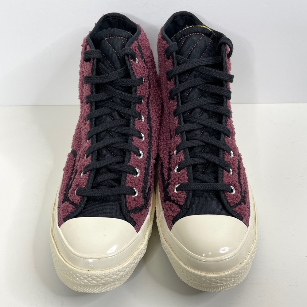 CONVERSE Chuck 70 Cozy Utility Sherpa High Top Sneakers NEW Shadowberry Size 10 - Picture 6 of 14